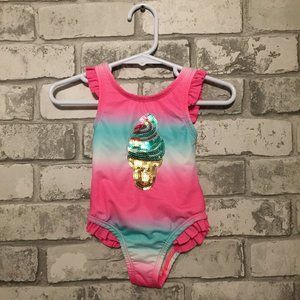 Ice Cream Cone Bathing Suit Size 12 Months